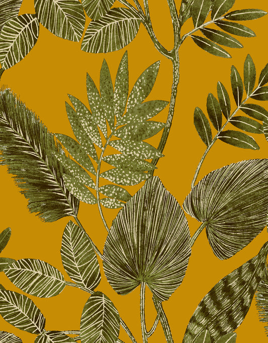 Leafy Tapestry Yellow